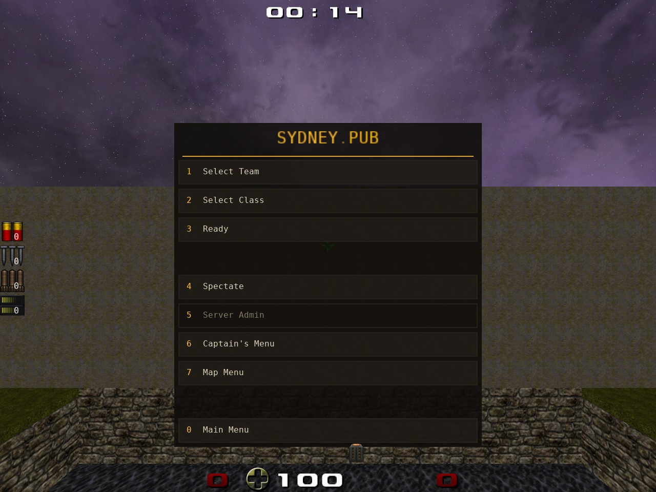 QWTF Play running inside a live QuakeWorld Team Fortress pub